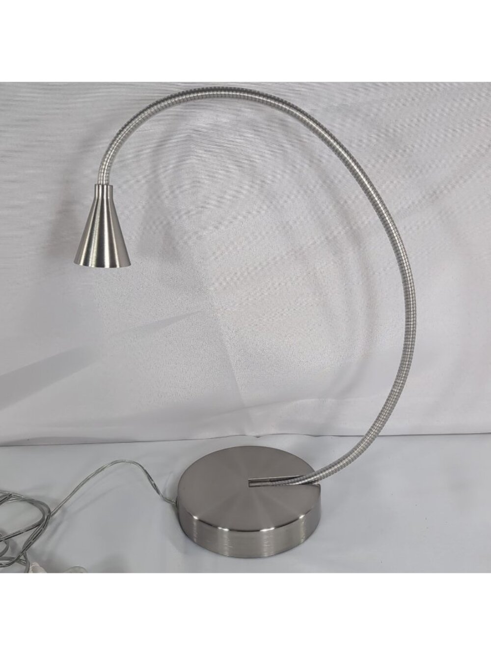 IKEA Tived Silver Stainless Steel Gooseneck Flexible Accent Lamp Adjustable - Picture 1 of 14